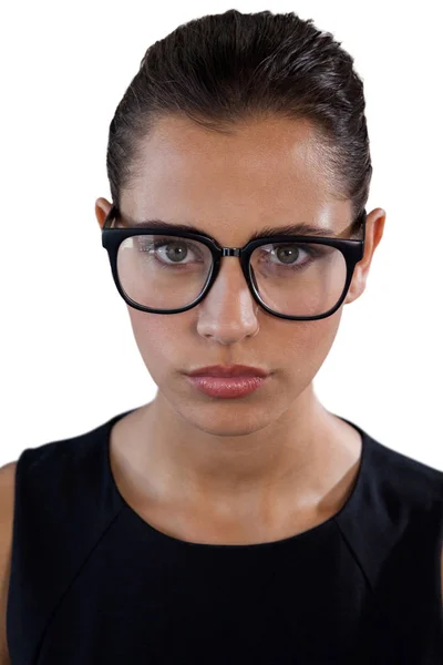 Young businesswoman wearing eyeglasses — Stock Photo, Image