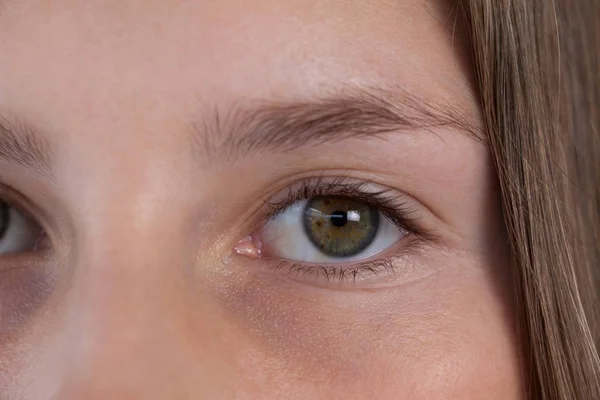 Mädchen Auge und Nase — Stockfoto