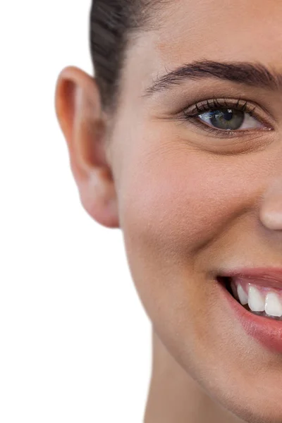 Feliz joven mujer — Foto de Stock