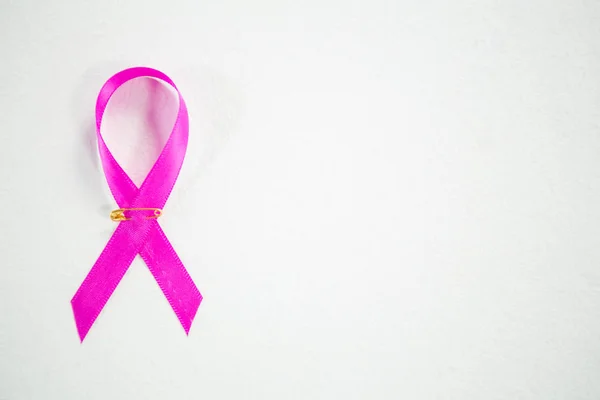 Cinta de conciencia de cáncer de mama rosa — Foto de Stock