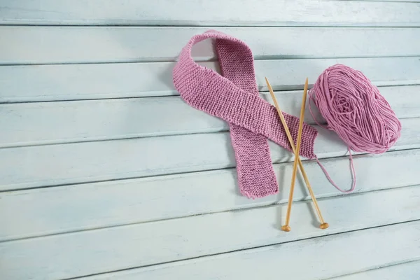 Wollen Breast Cancer Awareness lint — Stockfoto