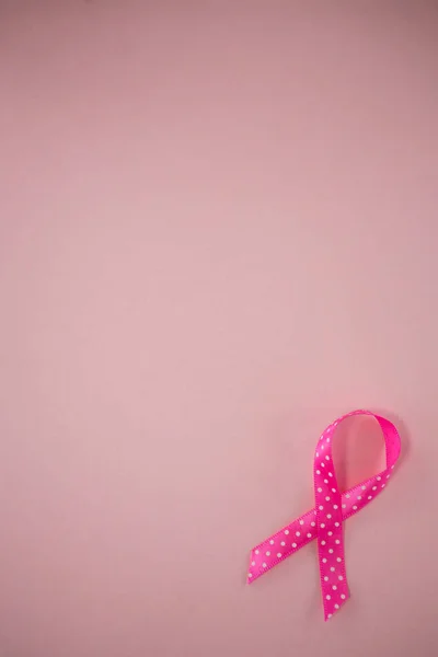 Manchado de cáncer de mama Cinta de conciencia — Foto de Stock