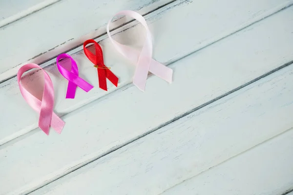 Cancer Awareness ribbons — Stock Photo, Image