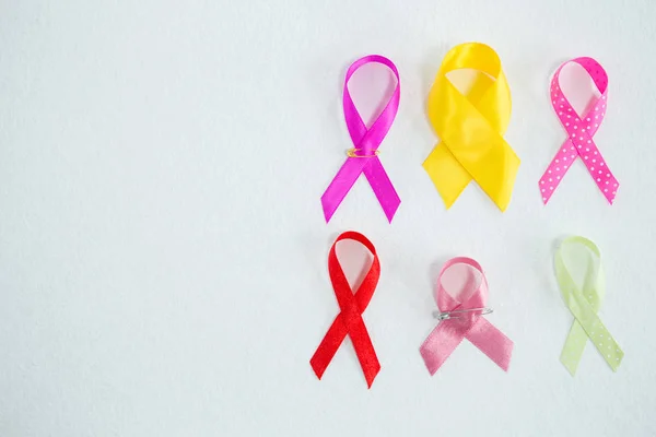 Various awareness ribbons — Stock Photo, Image