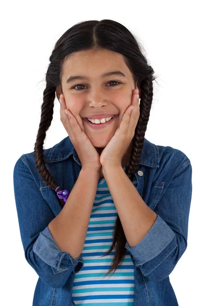 Bonito menina de pé — Fotografia de Stock