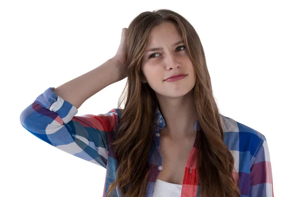Tonårig flicka stående — Stockfoto