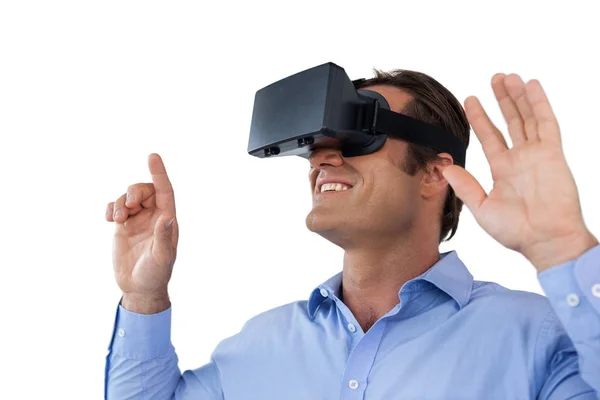 Zakenman met Vr-bril — Stockfoto