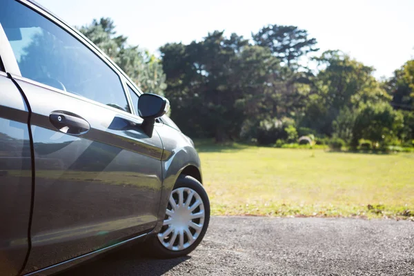 Car in park on sunny day — Stock Photo, Image