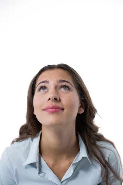 Thoughtful female executive — Stock Photo, Image