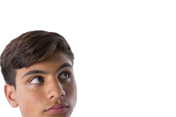 Thoughtful teenage boy looking away — Stock Photo, Image