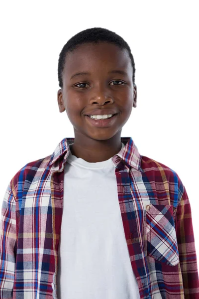 Portrait of boy smiling — Stock Photo, Image