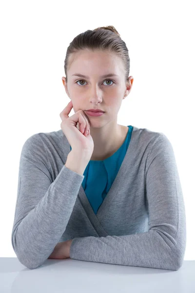 Ragazza adolescente fiduciosa — Foto Stock