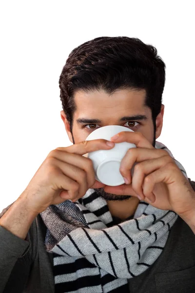 Man having a cup of tea — Stock Photo, Image
