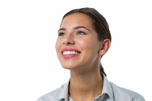 Executivo feminino sorrindo — Fotografia de Stock
