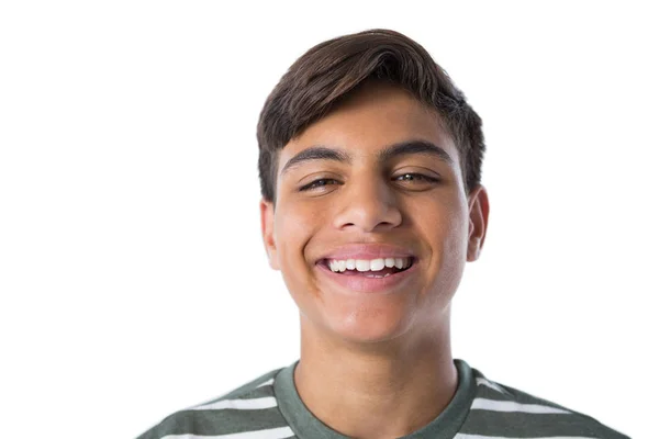 Garoto adolescente sorridente — Fotografia de Stock