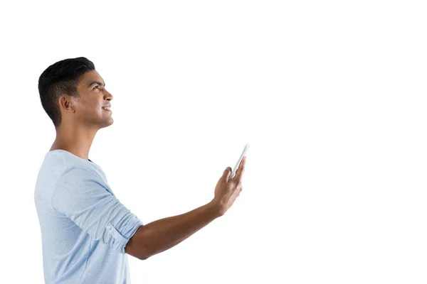 Man using digital tablet — Stock Photo, Image