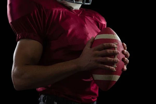 Giocatore di football americano in possesso di palla — Foto Stock