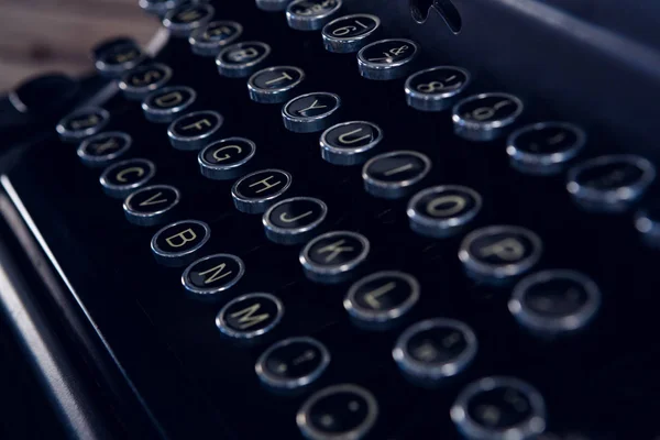 Primer plano de la máquina de escribir vintage — Foto de Stock