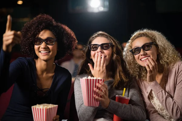 Group of people watching movie — Stock Photo, Image