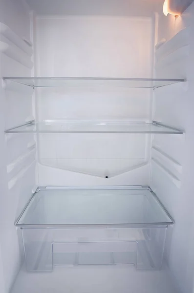 Close up of open refrigerator — Stock Photo, Image