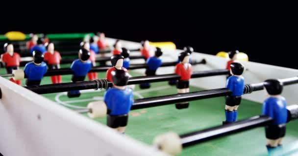 Table soccer game — Stock Video