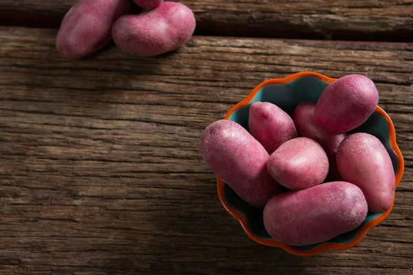 Sweet potatoes in a bowl — Stock Photo, Image