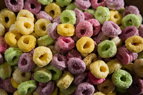 Close-up of froot loops — Stock Photo, Image