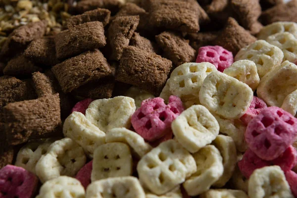 Varios cereales de desayuno — Foto de Stock