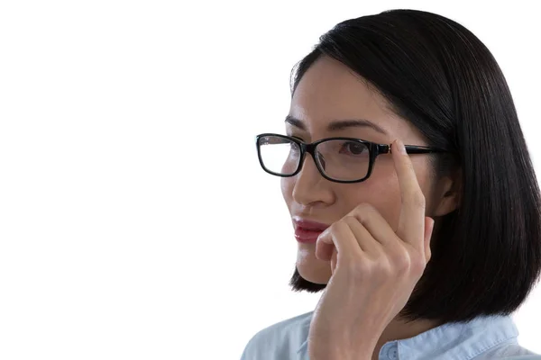 Close-up of woman in spectacle — Stock Photo, Image