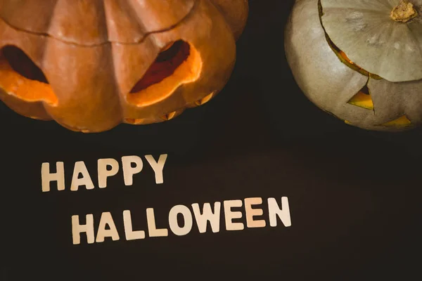 Happy Halloween тексту — стокове фото