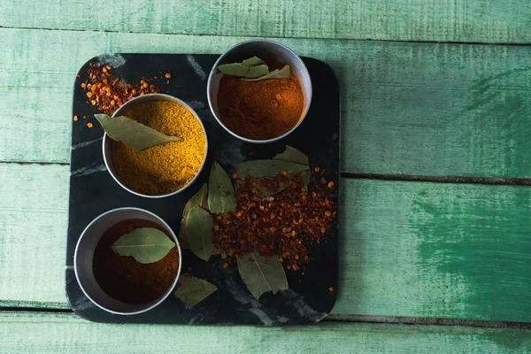 Various type spices on bowl — Stock Photo, Image