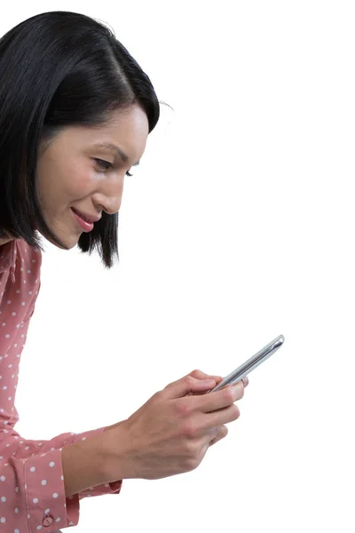 Female executive using mobile phone — Stock Photo, Image