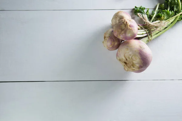 High angle view of turnips — Stock Photo, Image