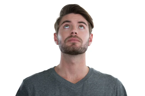 Man looking up — Stock Photo, Image