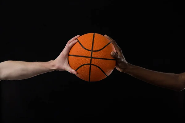 Competitori che detengono basket — Foto Stock