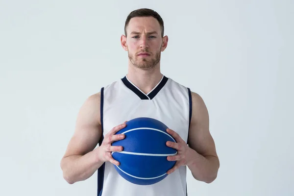 Player holding basketball — Stock Photo, Image