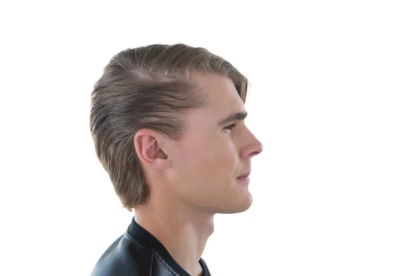 Side view of thoughtful young man — Stock Photo, Image