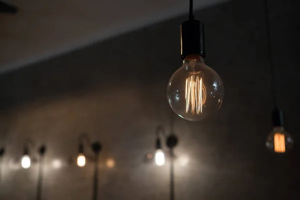 Close-up of illuminated bulb — Stock Photo, Image