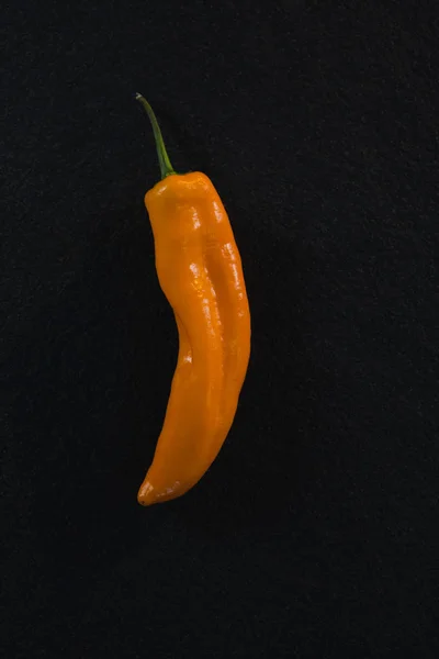 Capsicum on black background — Stock Photo, Image