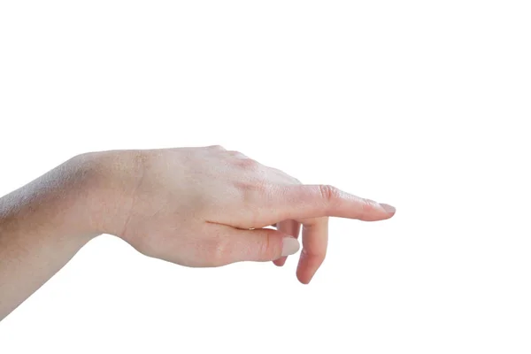 Cropped image of hand gesturing — Stock Photo, Image