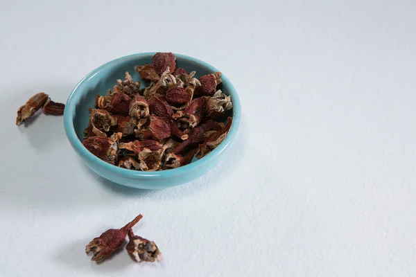 Bowl of dried berries — Stock Photo, Image