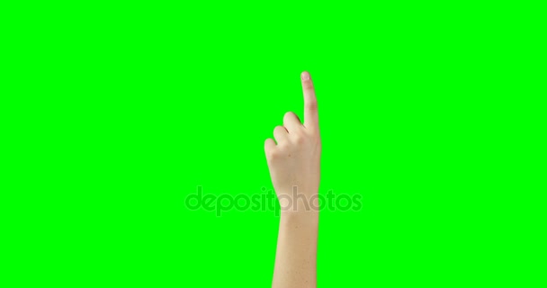 Person göra Hand gest — Stockvideo