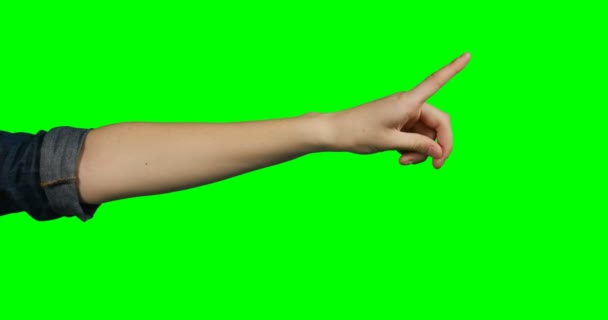 人制作的手势 — 图库视频影像