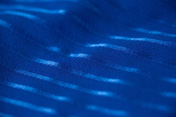 Κοντινό πλάνο του μπλε κλωστοϋφαντουργικών προϊόντων — Φωτογραφία Αρχείου
