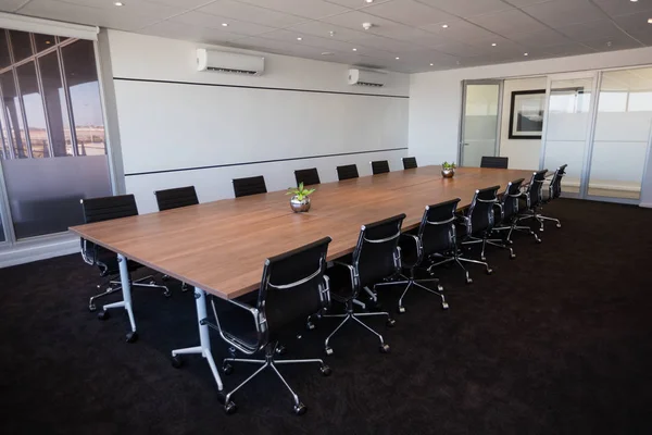 Interior of empty modern board room — Stock Photo, Image