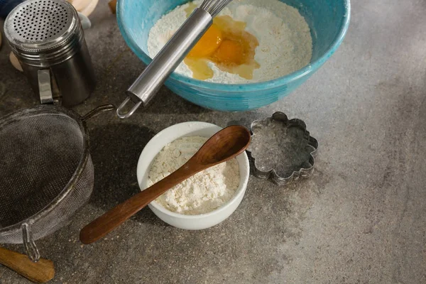 Galletas de jengibre ingredientes —  Fotos de Stock