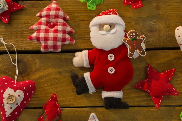 Decorações de Natal na mesa — Fotografia de Stock