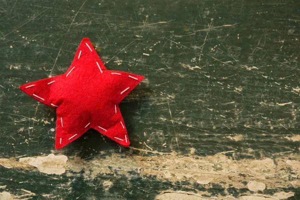 Estrella roja forma decoración — Foto de Stock