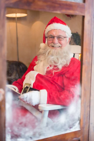 Santa Claus lecture roman pendant la période de Noël — Photo