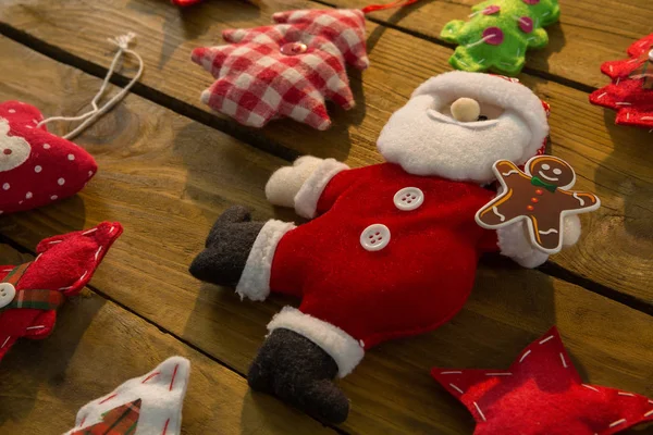 Decorações de Natal na mesa — Fotografia de Stock